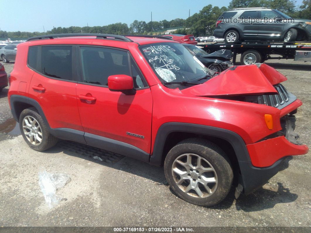 2015 Jeep Renegade Latitude Red vin: ZACCJBBT4FPC40751