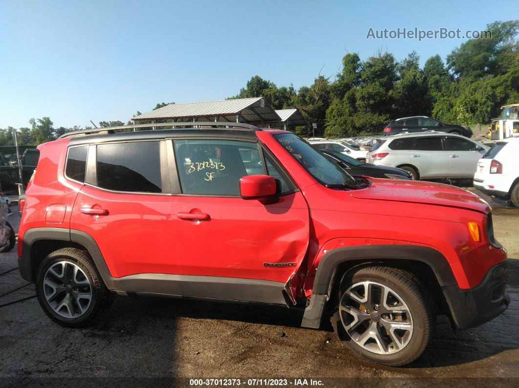 2015 Jeep Renegade Latitude Red vin: ZACCJBBT6FPB34494