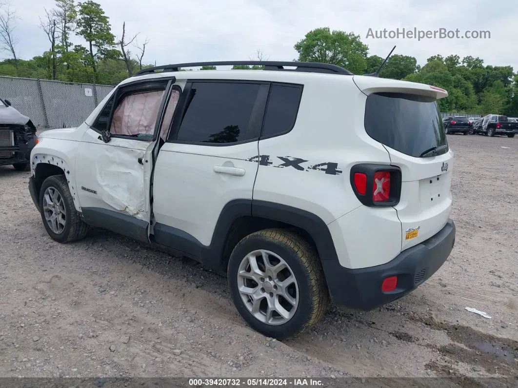 2015 Jeep Renegade Latitude White vin: ZACCJBBT7FPB94445