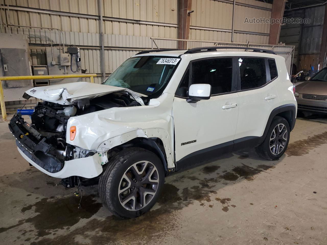 2015 Jeep Renegade Latitude White vin: ZACCJBBT7FPC20333