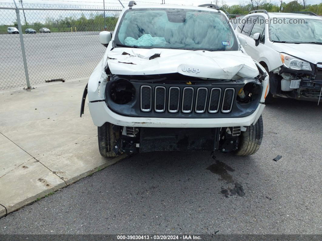 2015 Jeep Renegade Latitude White vin: ZACCJBBT7FPC20333