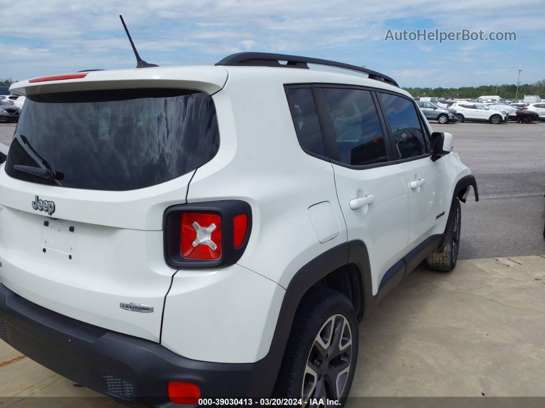 2015 Jeep Renegade Latitude White vin: ZACCJBBT7FPC20333