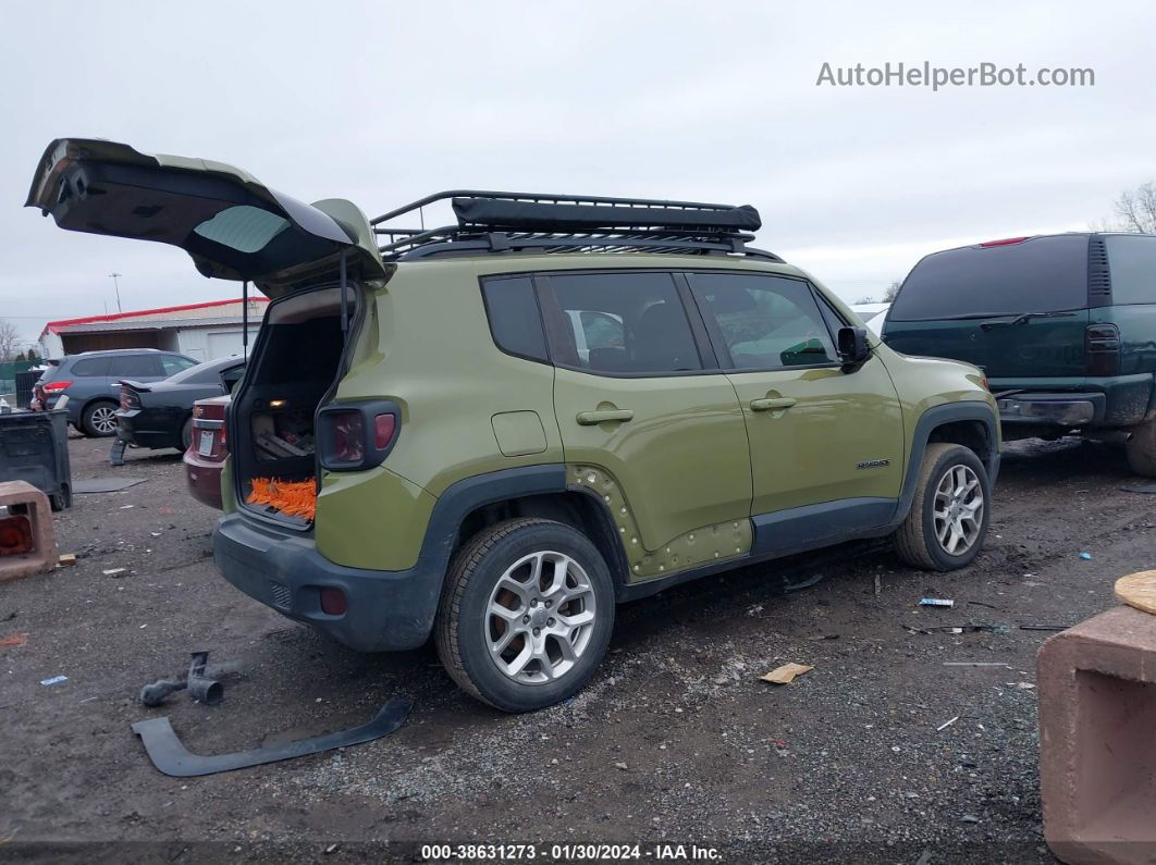 2015 Jeep Renegade Latitude Green vin: ZACCJBBT8FPB28146