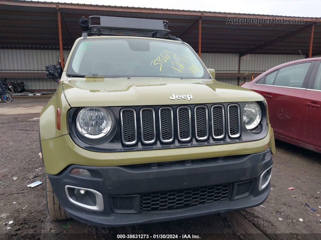 2015 Jeep Renegade Latitude Green vin: ZACCJBBT8FPB28146