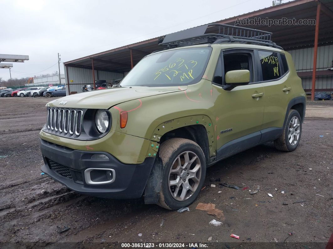 2015 Jeep Renegade Latitude Green vin: ZACCJBBT8FPB28146