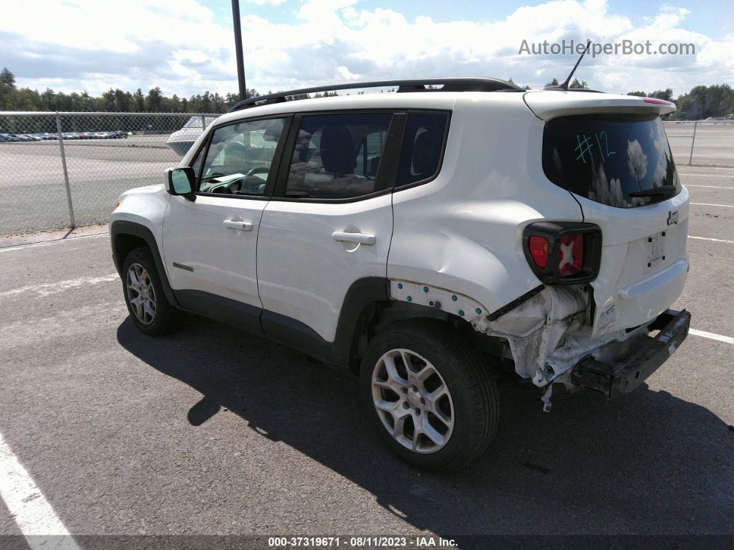 2015 Jeep Renegade Latitude White vin: ZACCJBBT8FPB39034