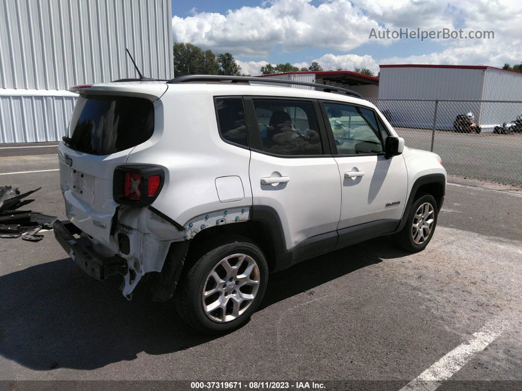 2015 Jeep Renegade Latitude White vin: ZACCJBBT8FPB39034