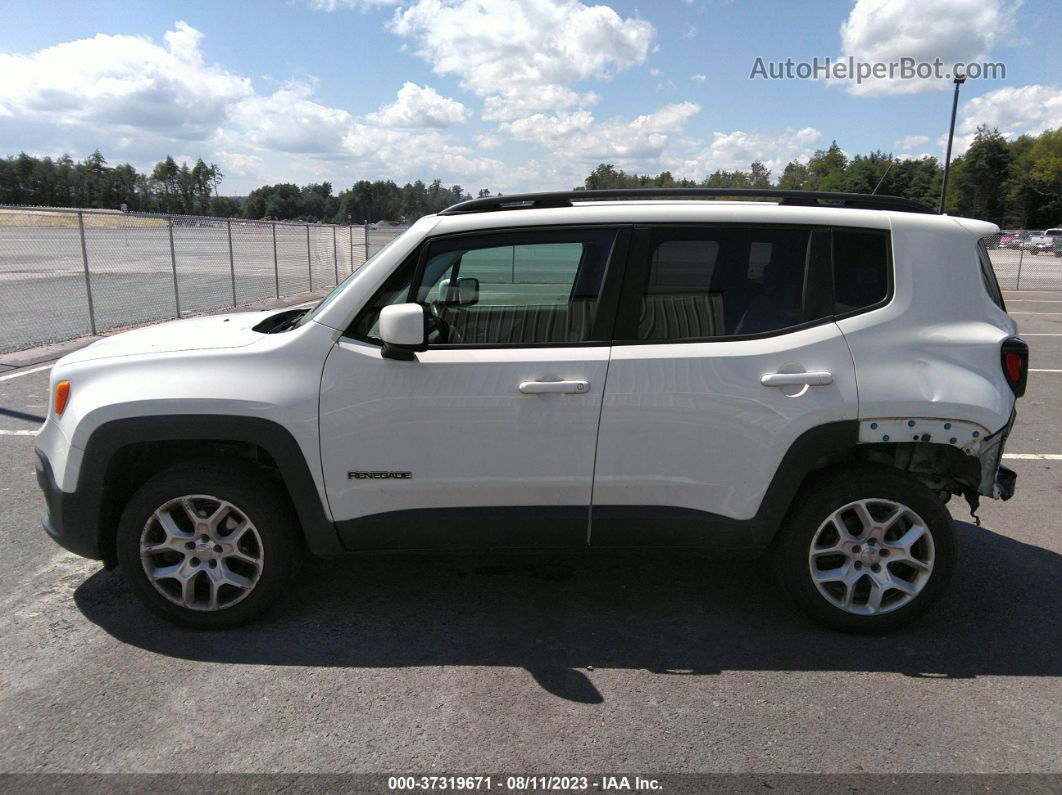 2015 Jeep Renegade Latitude White vin: ZACCJBBT8FPB39034