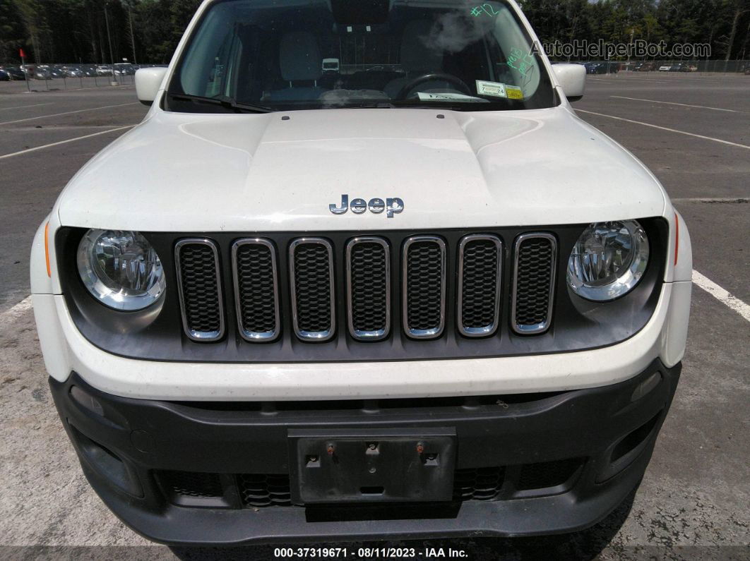 2015 Jeep Renegade Latitude White vin: ZACCJBBT8FPB39034