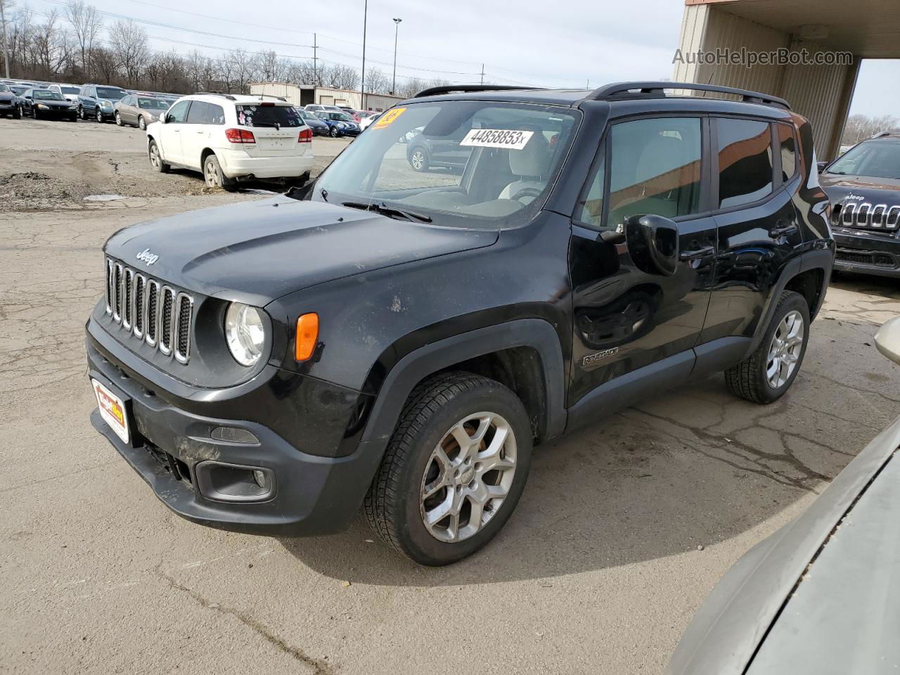 2015 Jeep Renegade Latitude Black vin: ZACCJBBT8FPB88637