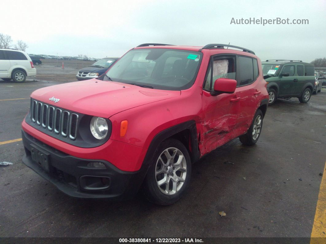 2015 Jeep Renegade Latitude Red vin: ZACCJBBT8FPB93529