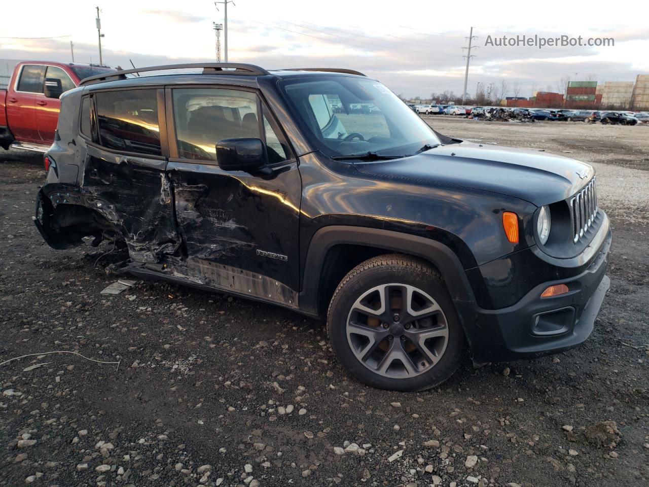 2015 Jeep Renegade Latitude Gray vin: ZACCJBBT8FPC09342