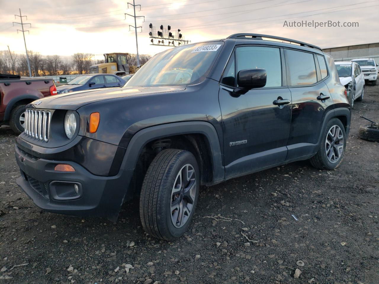 2015 Jeep Renegade Latitude Серый vin: ZACCJBBT8FPC09342