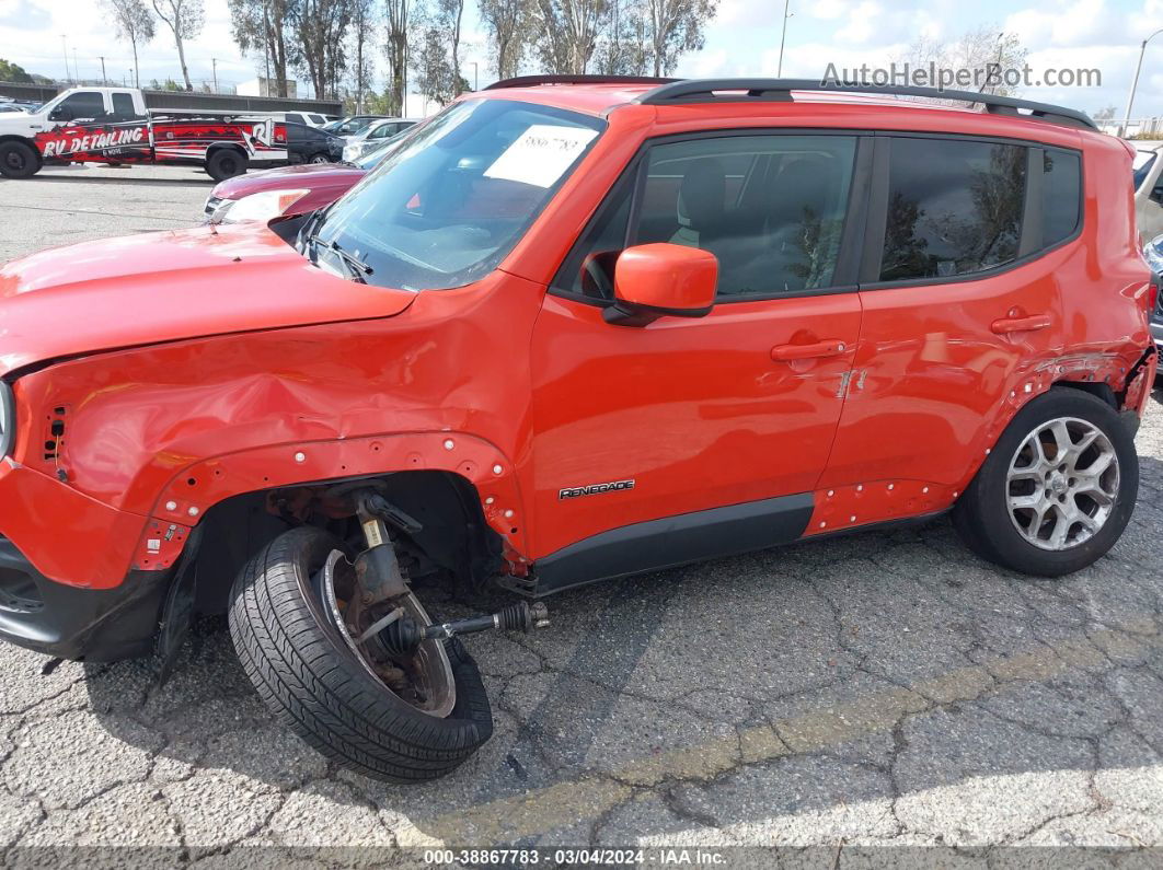 2015 Jeep Renegade Latitude Orange vin: ZACCJBBTXFPB37284