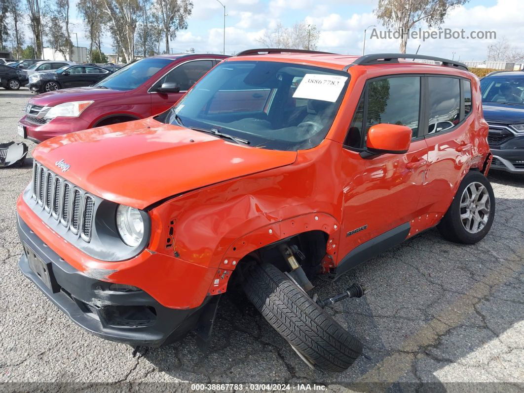 2015 Jeep Renegade Latitude Orange vin: ZACCJBBTXFPB37284