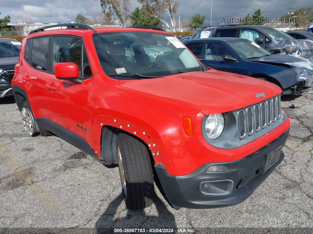 2015 Jeep Renegade Latitude Orange vin: ZACCJBBTXFPB37284