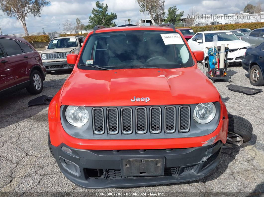 2015 Jeep Renegade Latitude Orange vin: ZACCJBBTXFPB37284