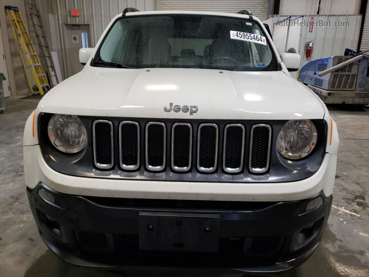 2015 Jeep Renegade Latitude White vin: ZACCJBBTXFPB40928