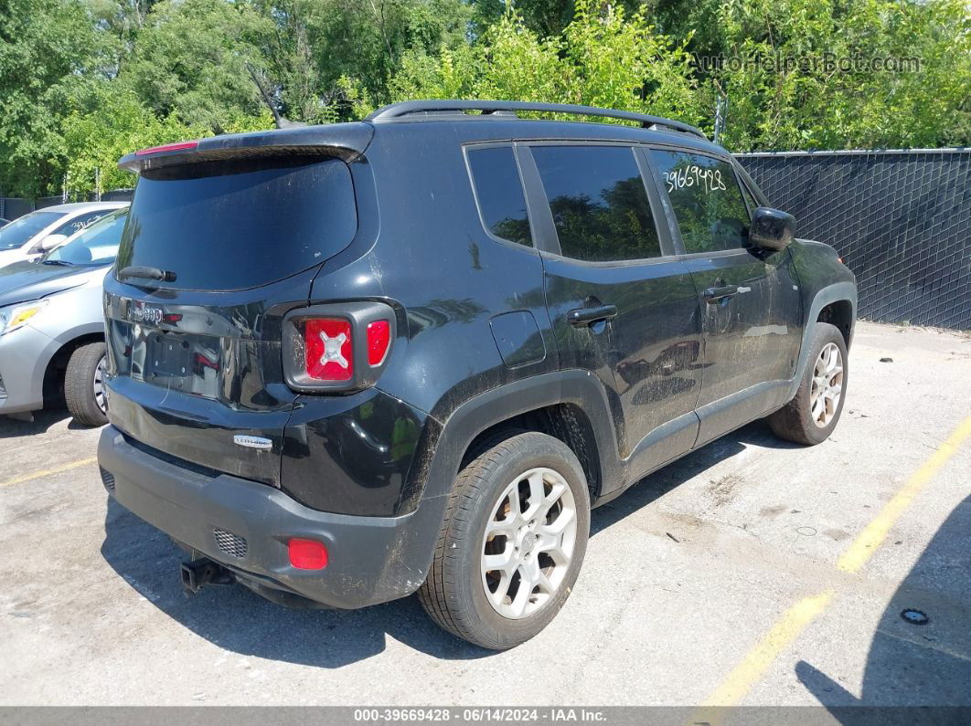 2015 Jeep Renegade Latitude Черный vin: ZACCJBBTXFPB87974