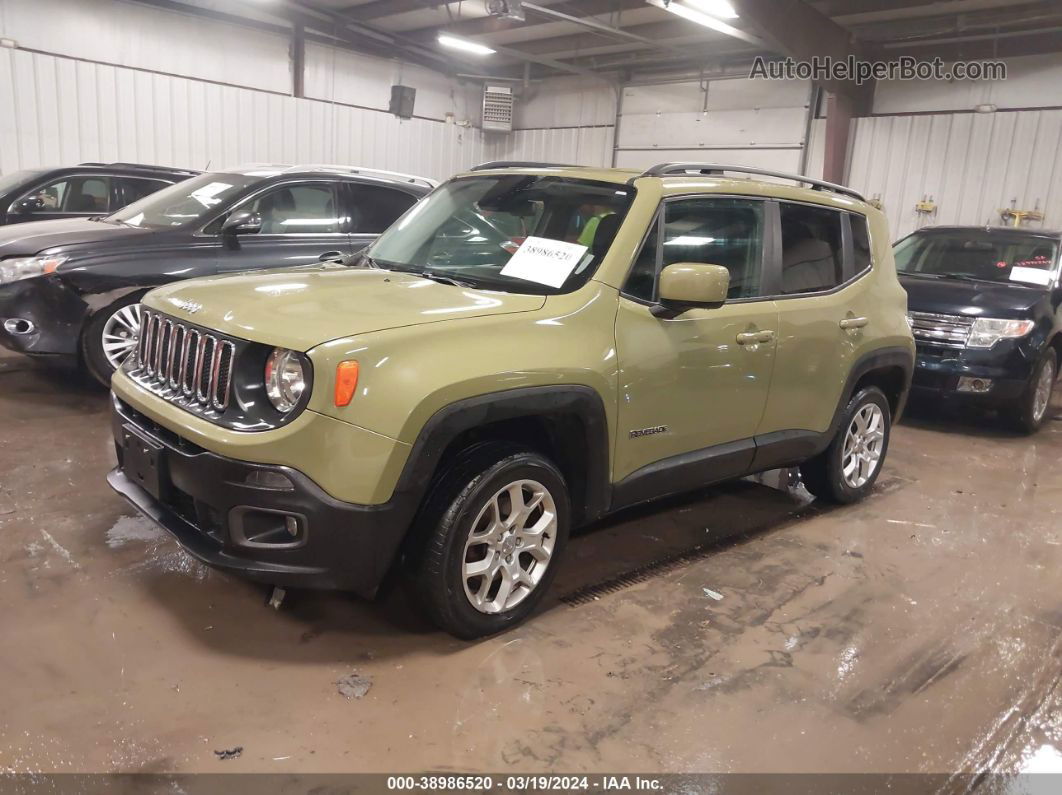 2015 Jeep Renegade Latitude Green vin: ZACCJBBTXFPB93807