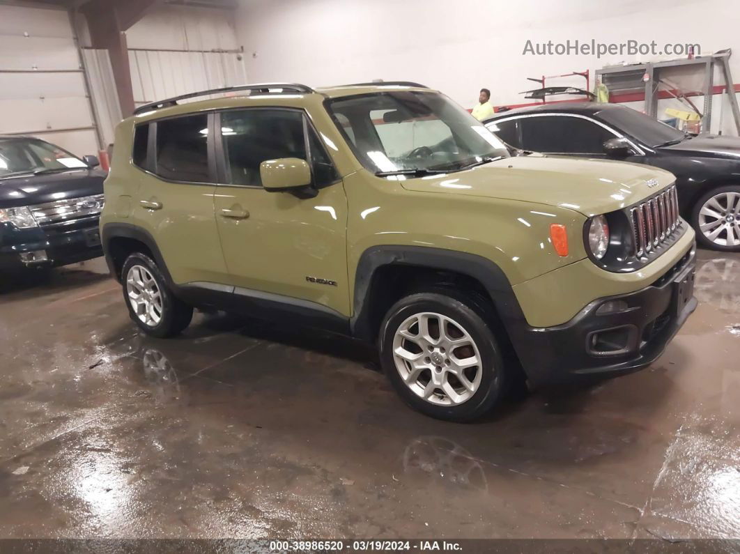 2015 Jeep Renegade Latitude Зеленый vin: ZACCJBBTXFPB93807