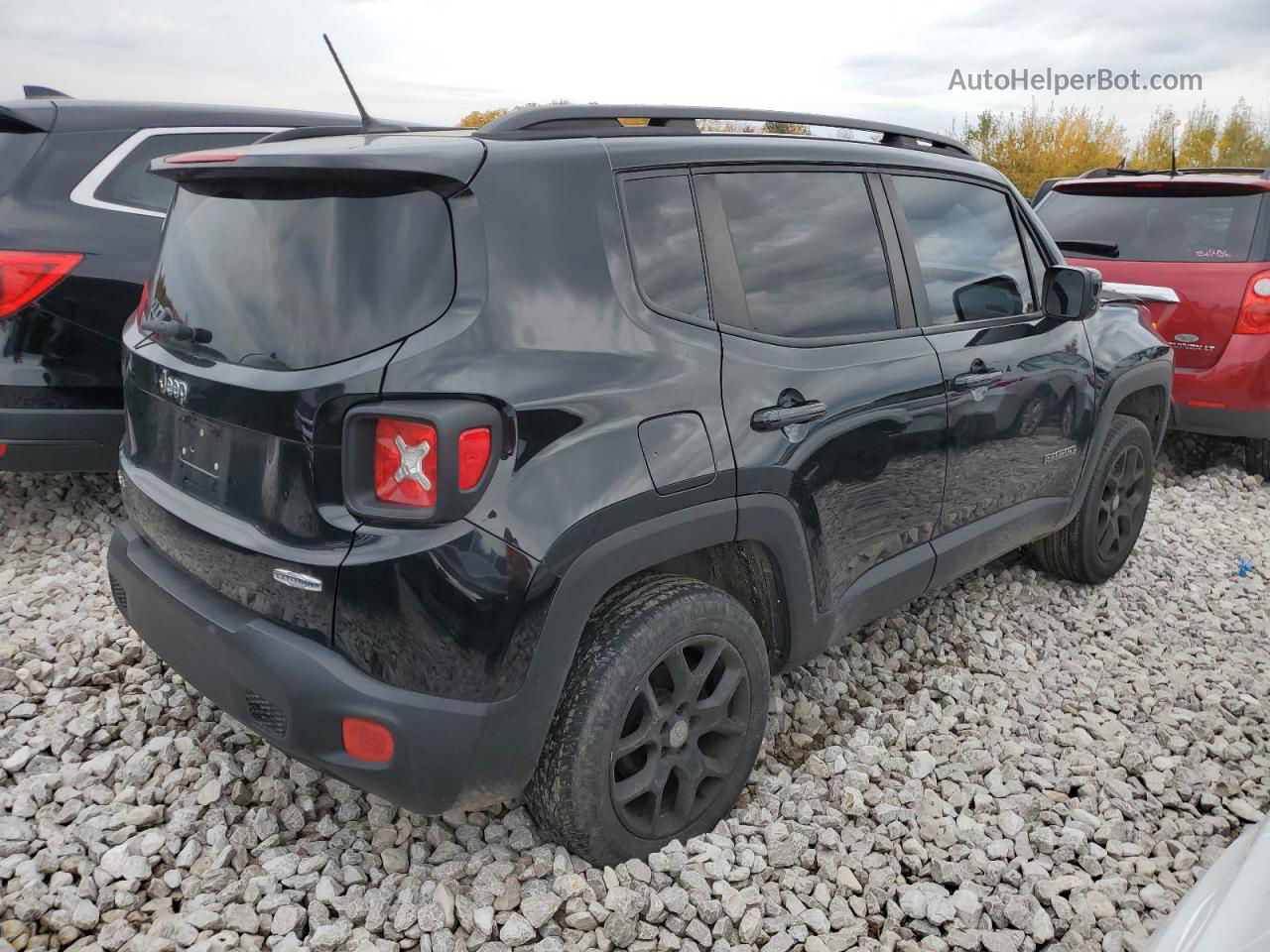 2015 Jeep Renegade Latitude Черный vin: ZACCJBBTXFPC27826