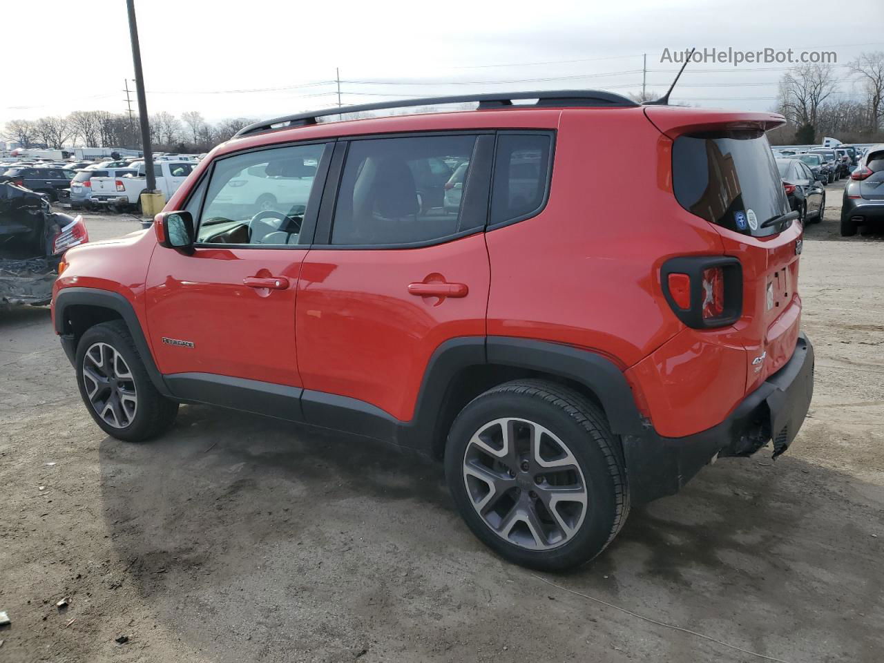 2015 Jeep Renegade Latitude Red vin: ZACCJBBTXFPC34629