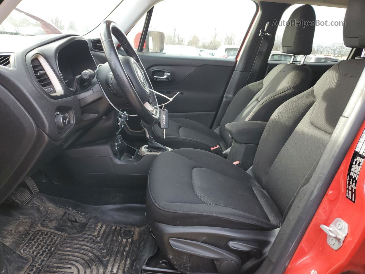 2015 Jeep Renegade Latitude Красный vin: ZACCJBBTXFPC34629