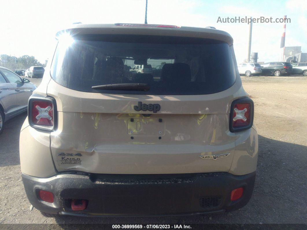 2017 Jeep Renegade Deserthawk Бежевый vin: ZACCJBCB0HPE88472