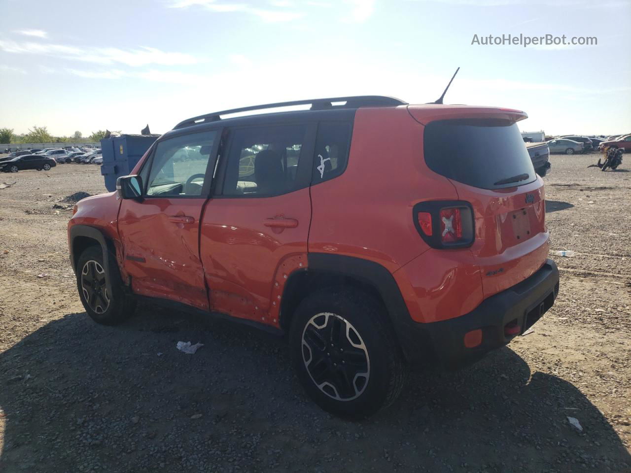 2017 Jeep Renegade Trailhawk Оранжевый vin: ZACCJBCB0HPF58522