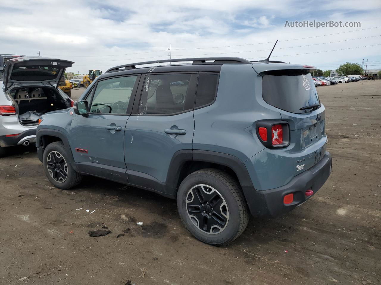 2017 Jeep Renegade Trailhawk Gray vin: ZACCJBCB0HPG30691