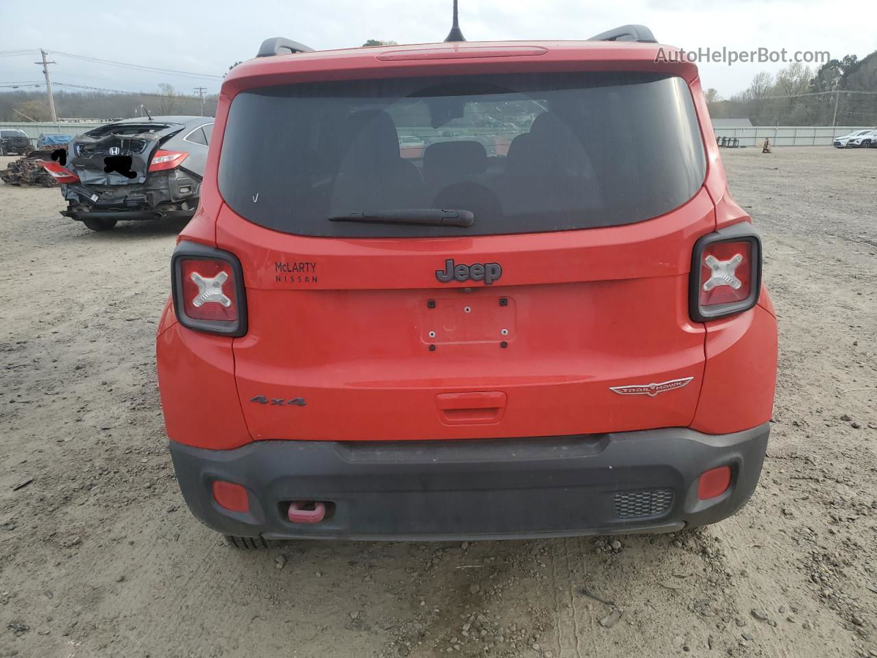 2018 Jeep Renegade Trailhawk Red vin: ZACCJBCB0JPG78438