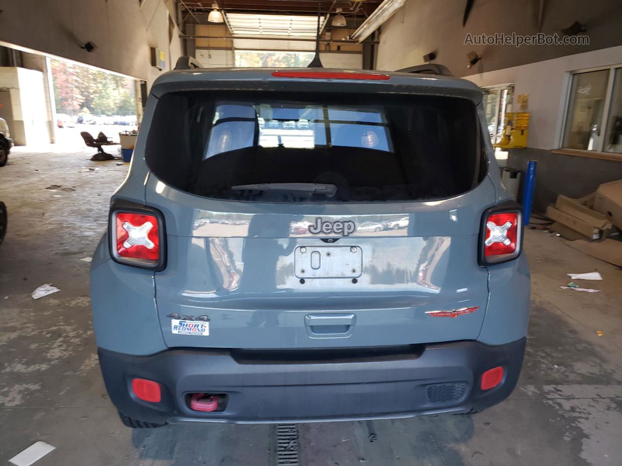 2018 Jeep Renegade Trailhawk Gray vin: ZACCJBCB0JPH63926