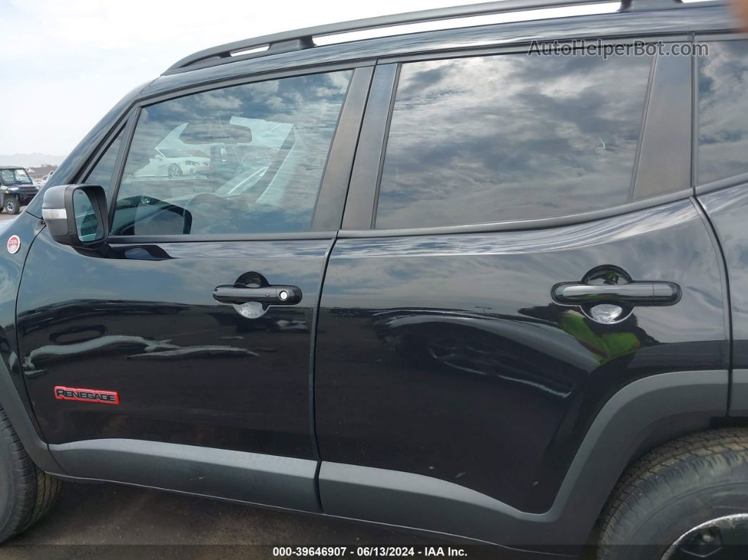 2018 Jeep Renegade Trailhawk 4x4 Black vin: ZACCJBCB0JPJ02118