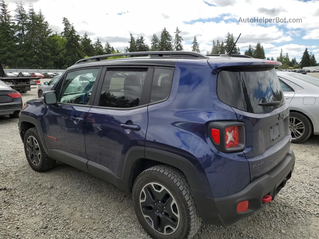 2017 Jeep Renegade Trailhawk Blue vin: ZACCJBCB1HPF39946