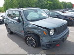 2017 Jeep Renegade Trailhawk 4x4 Light Blue vin: ZACCJBCB1HPF41275