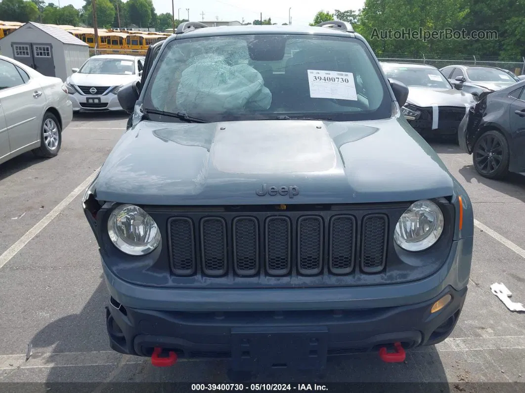 2017 Jeep Renegade Trailhawk 4x4 Light Blue vin: ZACCJBCB1HPF41275