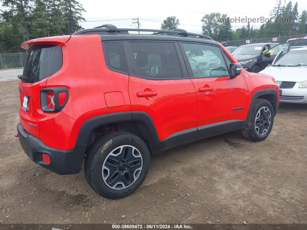 2017 Jeep Renegade Trailhawk 4x4 Красный vin: ZACCJBCB3HPE61833