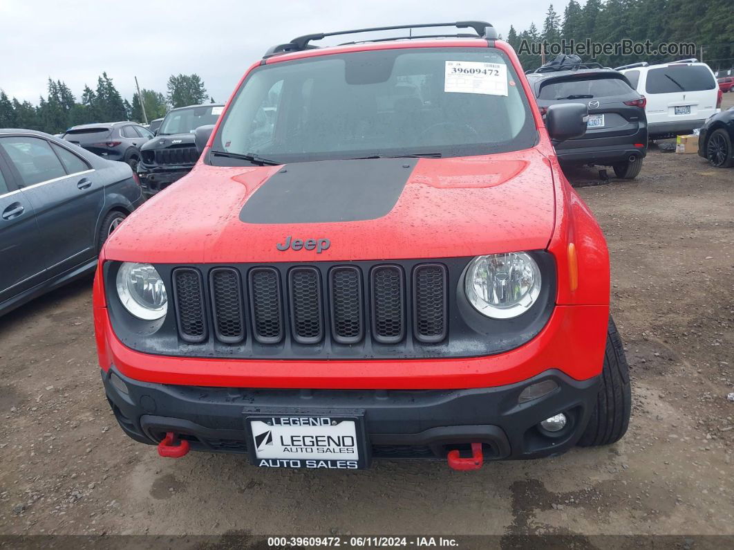 2017 Jeep Renegade Trailhawk 4x4 Красный vin: ZACCJBCB3HPE61833