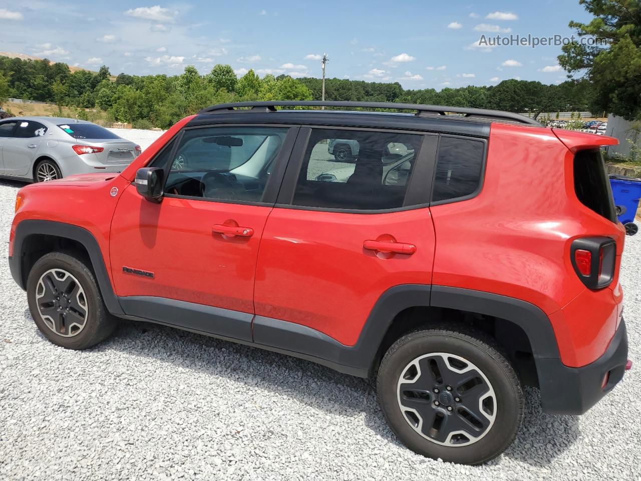 2017 Jeep Renegade Trailhawk Red vin: ZACCJBCB3HPE98770