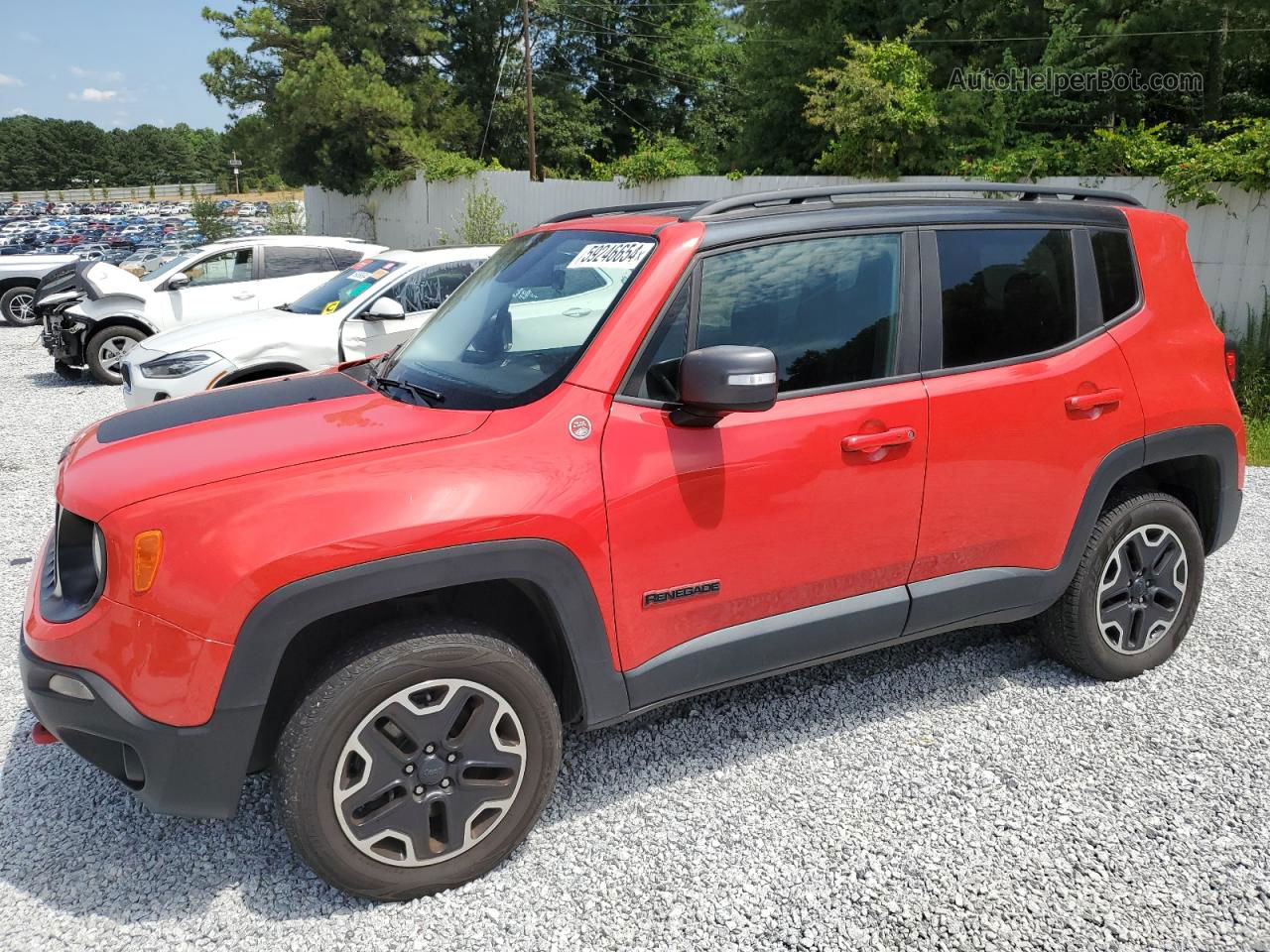 2017 Jeep Renegade Trailhawk Red vin: ZACCJBCB3HPE98770