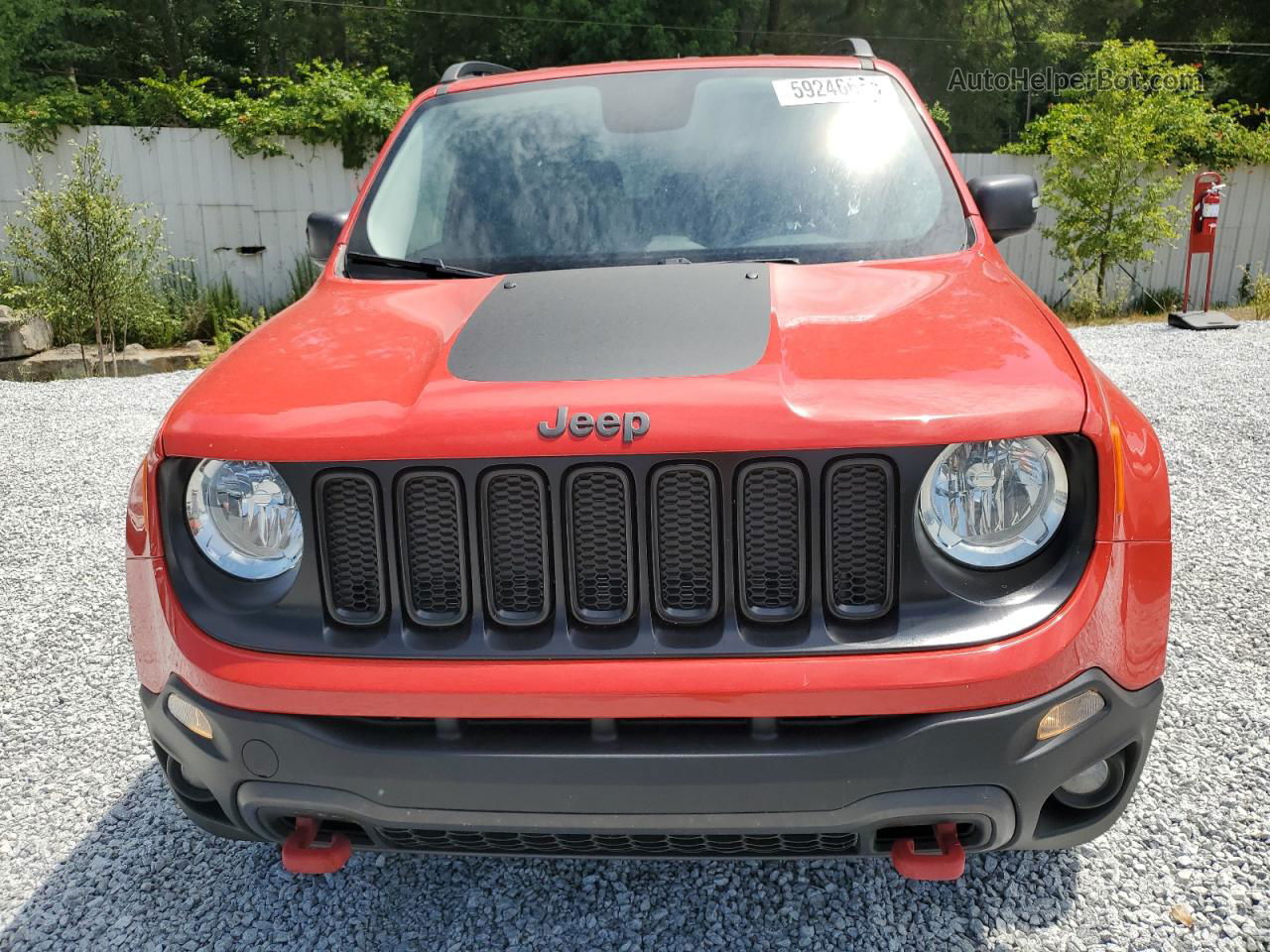 2017 Jeep Renegade Trailhawk Red vin: ZACCJBCB3HPE98770