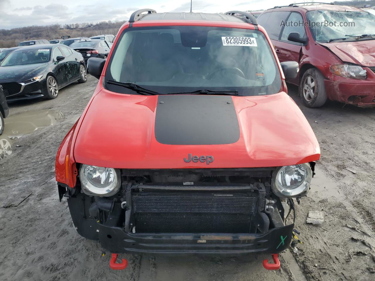 2017 Jeep Renegade Trailhawk Red vin: ZACCJBCB3HPF39317