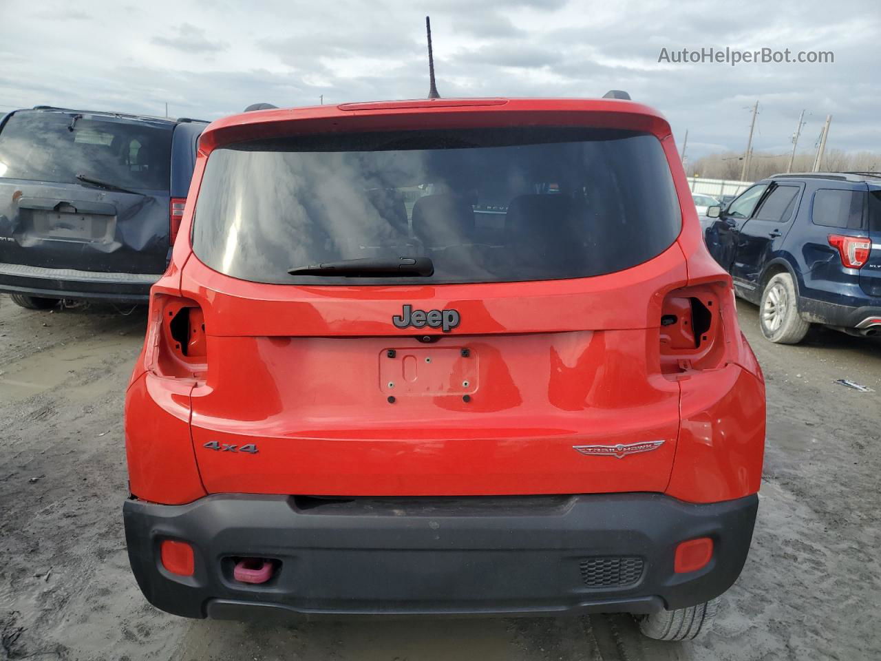 2017 Jeep Renegade Trailhawk Red vin: ZACCJBCB3HPF39317