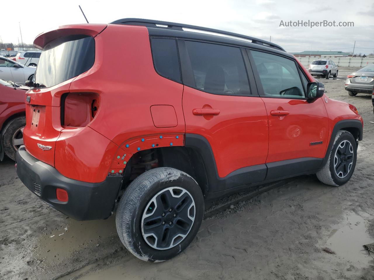 2017 Jeep Renegade Trailhawk Red vin: ZACCJBCB3HPF39317