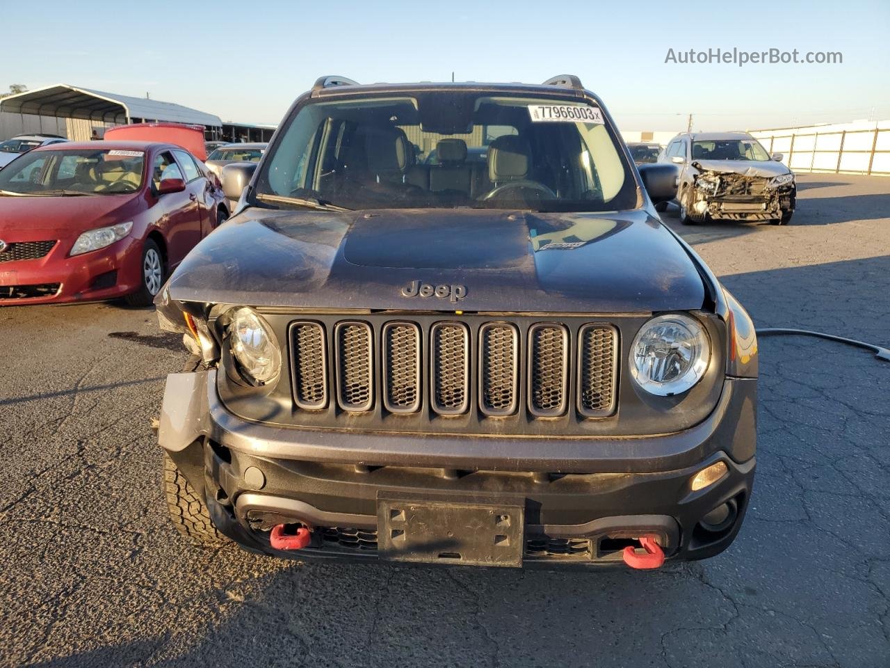 2017 Jeep Renegade Trailhawk Gray vin: ZACCJBCB3HPG12072