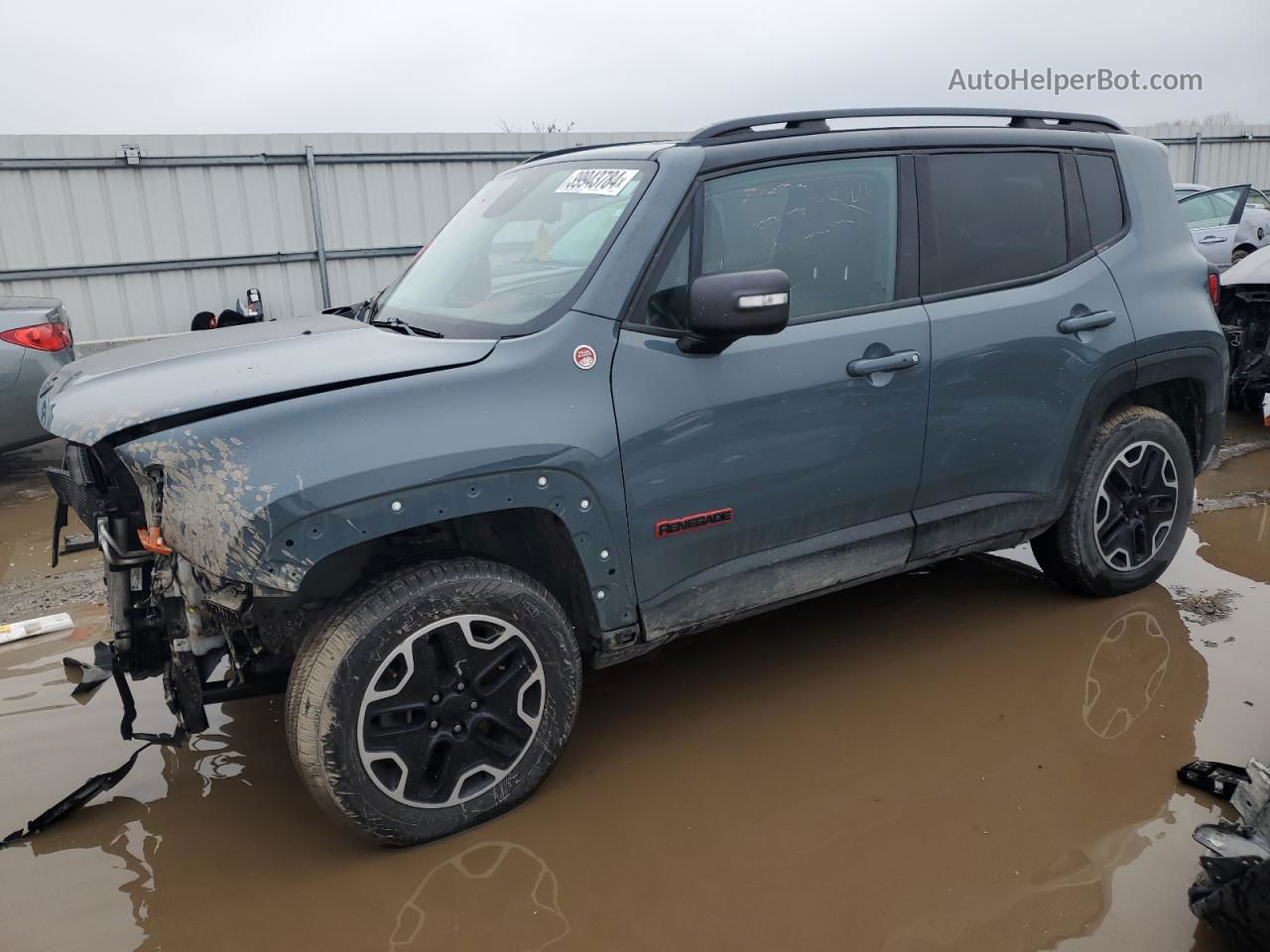 2017 Jeep Renegade Trailhawk Серый vin: ZACCJBCB3HPG54483