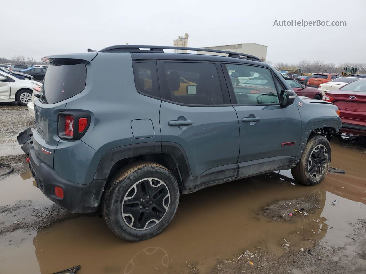 2017 Jeep Renegade Trailhawk Gray vin: ZACCJBCB3HPG54483