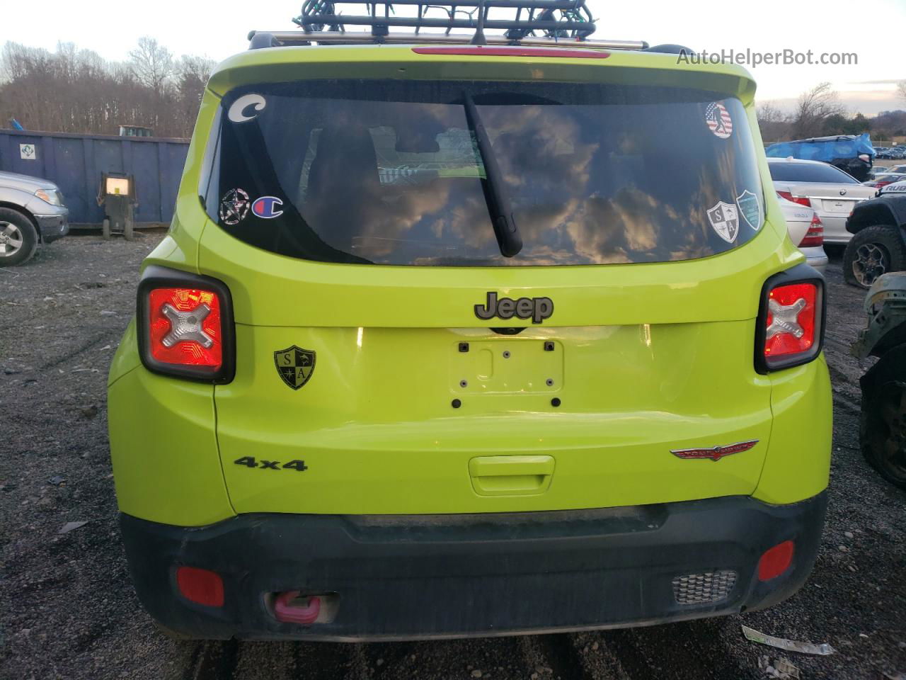 2018 Jeep Renegade Trailhawk Green vin: ZACCJBCB3JPG98053