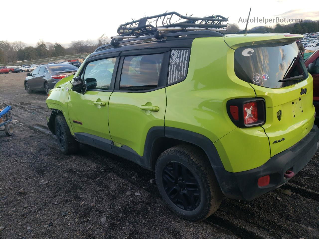 2018 Jeep Renegade Trailhawk Green vin: ZACCJBCB3JPG98053